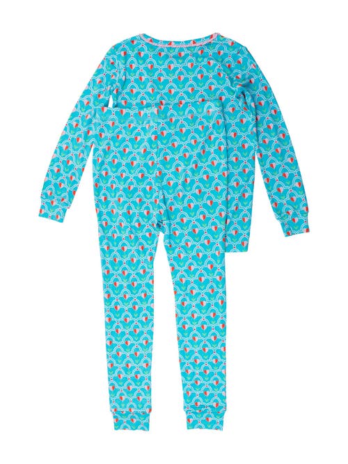 Shop Rufflebutts Softsnooze Girls Ruffle Long Sleeve Pajama Set