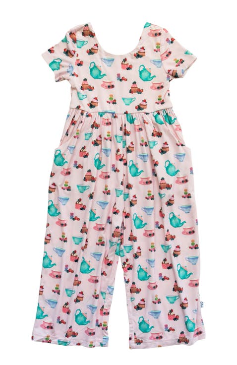 Lillian's Garden Tea Party Leggy Romper - Toddler