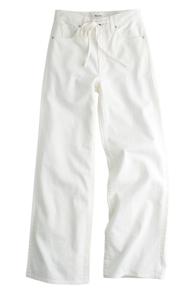 The Short Ultimate Wide Leg Jeans, Alternate, color, TILE WHITE