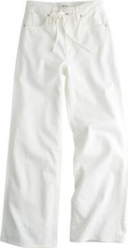 Madewell The Ultimate Wide Leg Jeans in Tile White