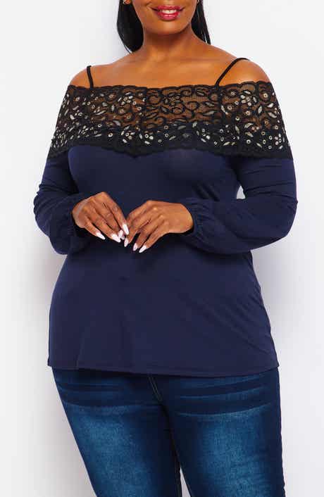 Banded Lace Drop Tunic