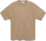 MANGO Relaxed Fit Cotton & Linen T-Shirt