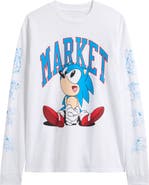MARKET x Sonic Run Long Sleeve Cotton Graphic T-Shirt