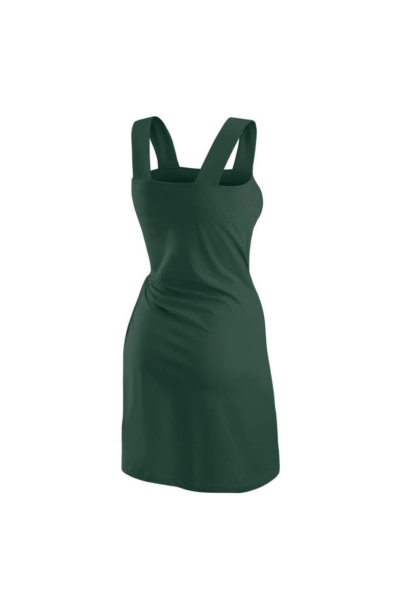 WEAR by Erin Andrews Women's WEAR by Erin Andrews Green Green Bay Packers Wrap Dress, Alternate, color,