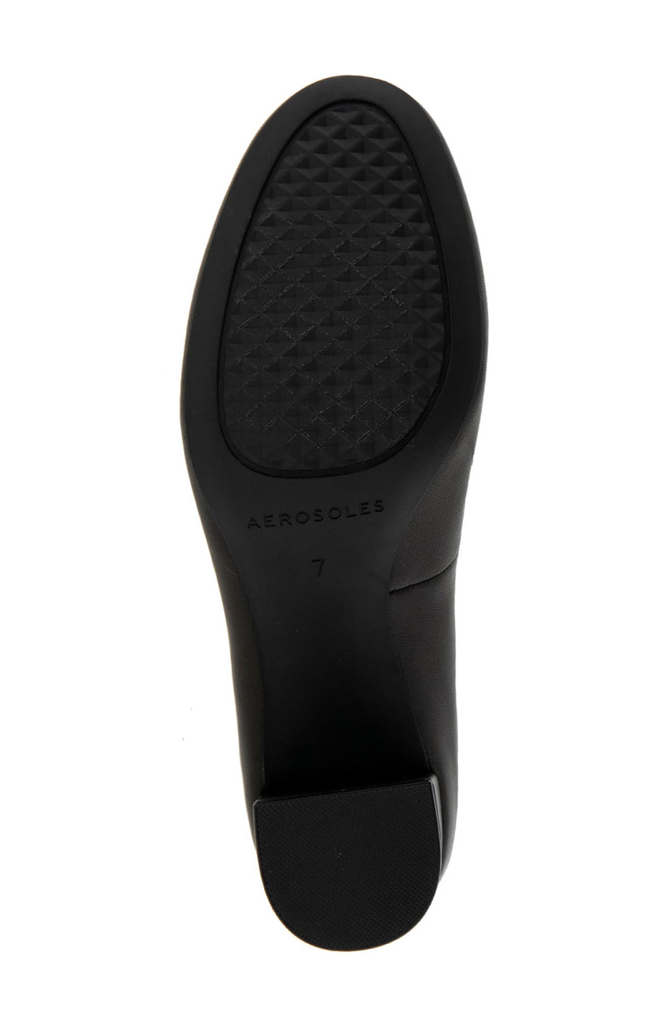 Ebel Block Heel Pump - Wide Width Available, Alternate, color, BLACK LEATHER