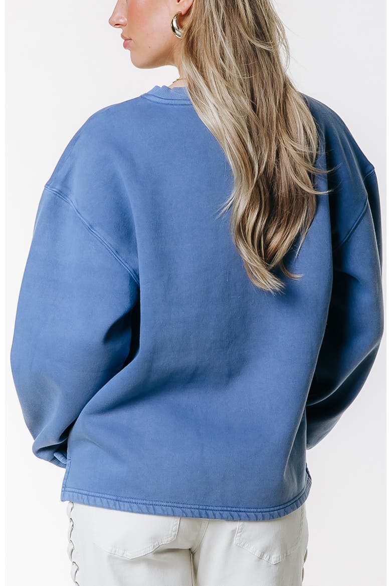 CR 33 Washed Baseball Sweat, Alternate, color, Blue