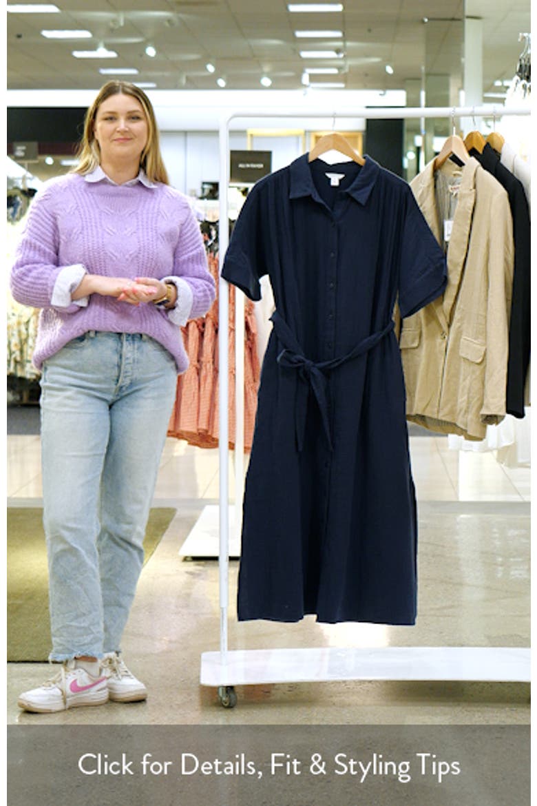 Belted Maxi Shirtdress video