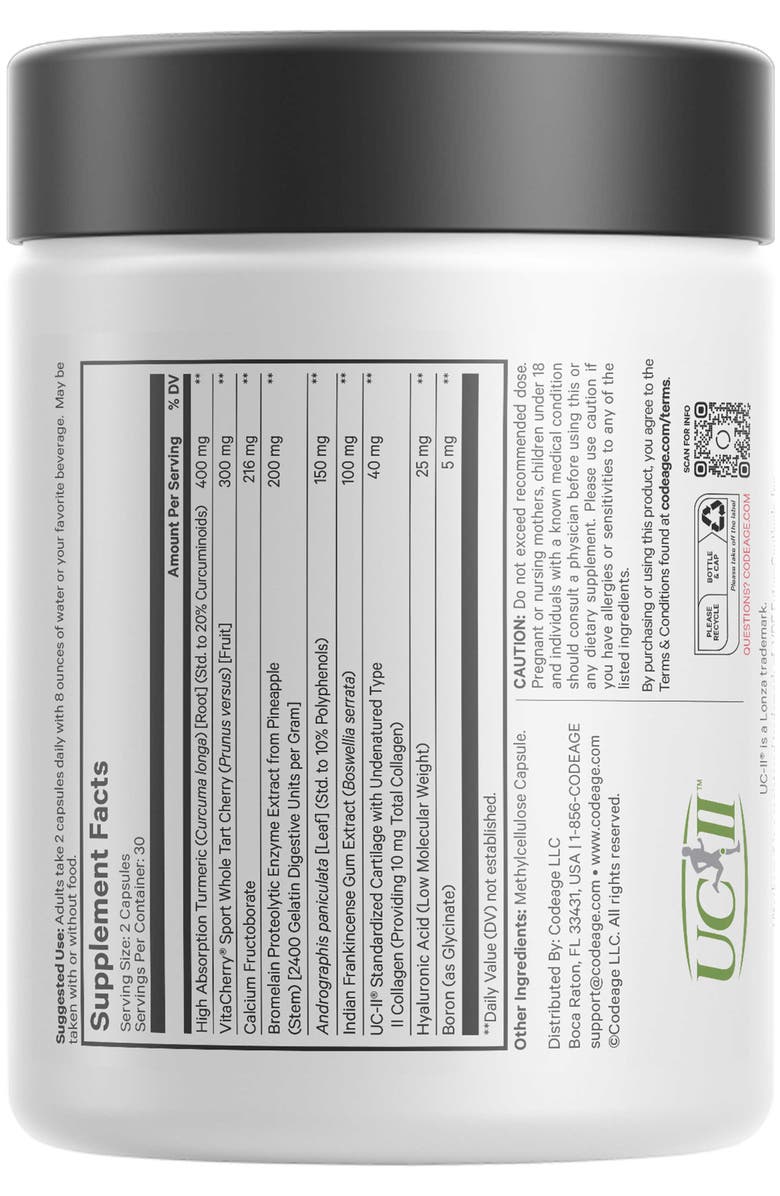 Codeage Supreme Joint Health UC-II<sup>®</sup> Collagen Supplement, Alternate, color, White