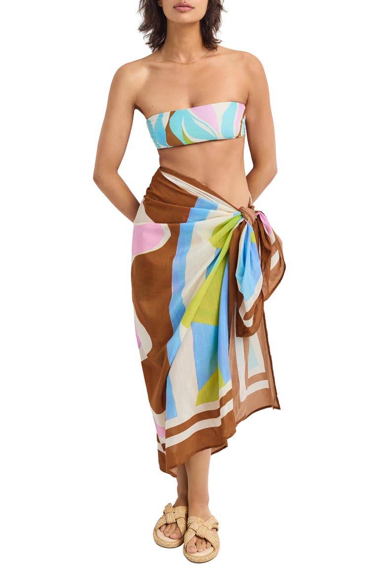 Samara Cover-Up Sarong, Main, color, CAKE