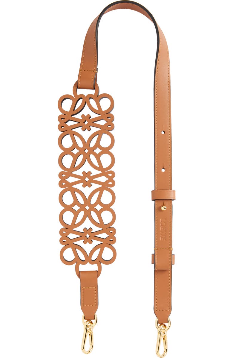Loewe Anagram Cutout Bag Strap, Main, color,