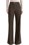 Reiss Sakura Wide Leg Jeans