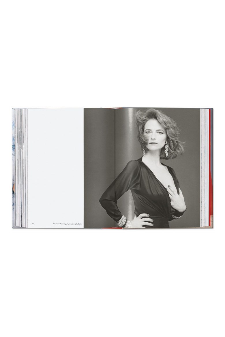 Bettina Rheims 40th ed English French German Book, Alternate, color, Blue / White
