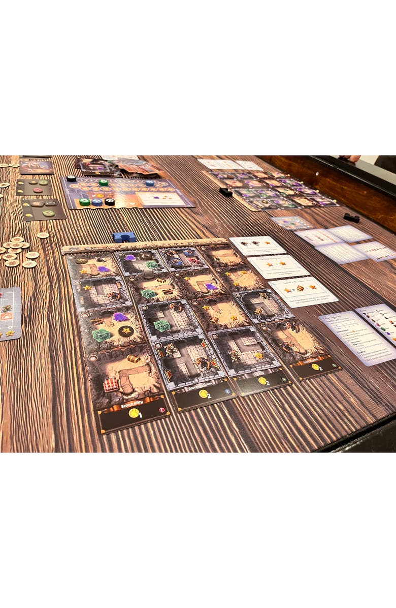 Thunderworks Games Stonespine Architects Carddrafting Board Game Of Fantasy Dungeon Building, Alternate, color,