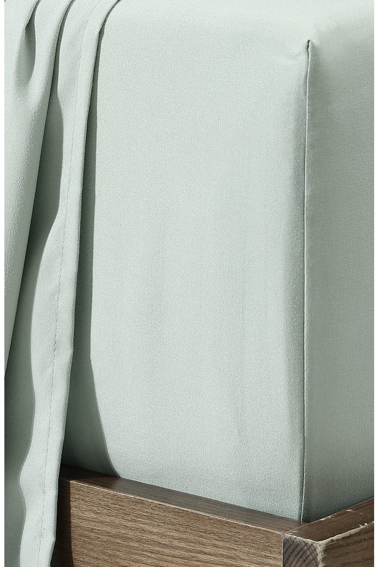 Solid 6-Piece Queen Sheet Set, Alternate, color, DESERT SAGE