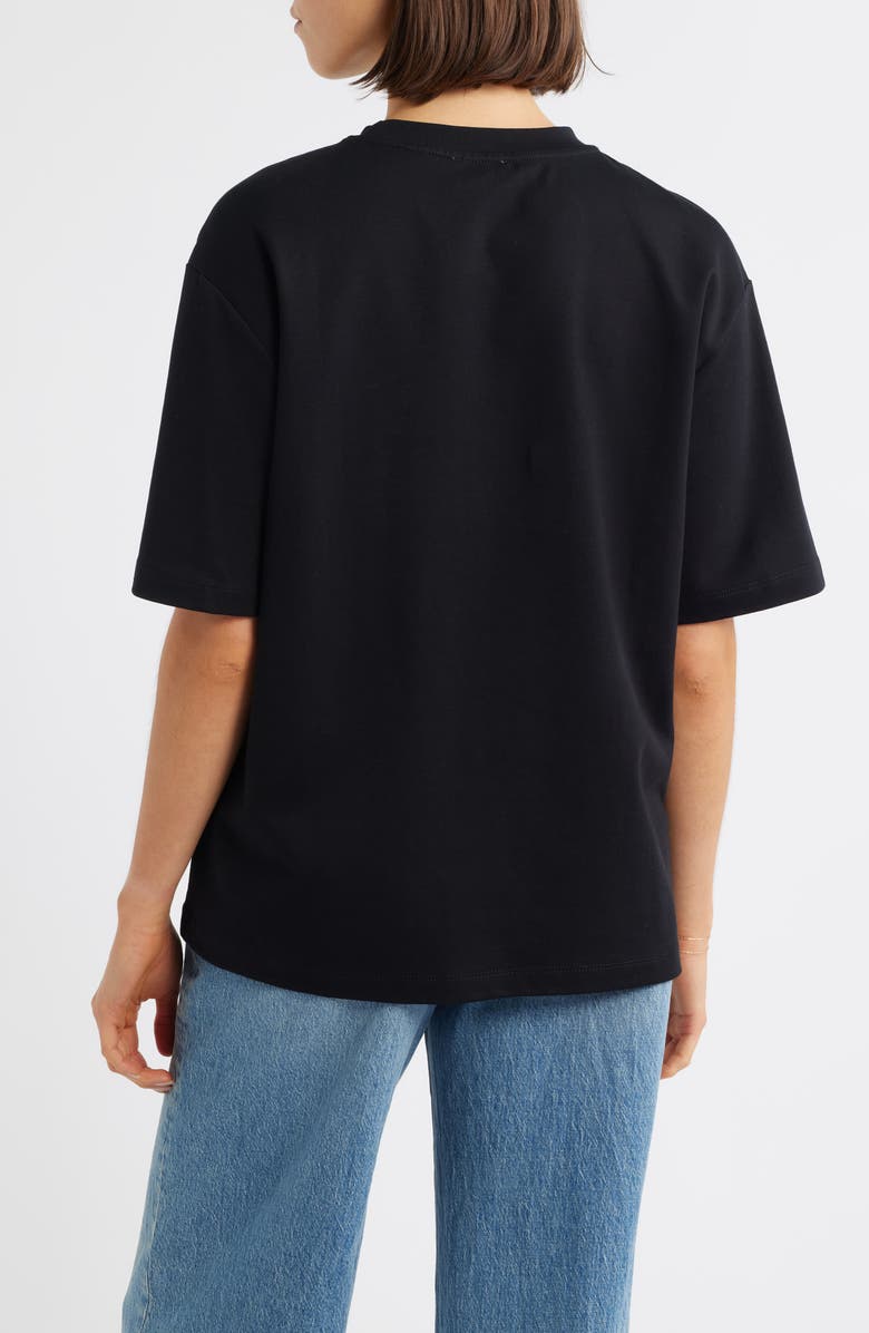 Mavi Jeans Cotton Crewneck T-Shirt, Alternate, color, Black