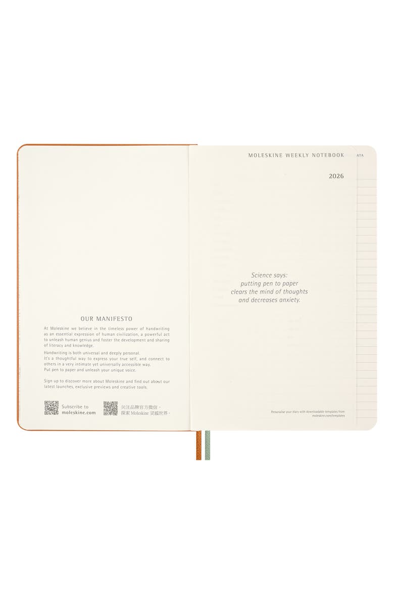 Moleskine Peanuts 2026 12-Month Weekly Planner, Alternate, color, 