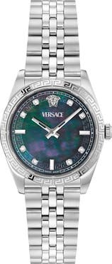 Versace Millenyium Mother-of-Pearl Bracelet Watch, 32mm