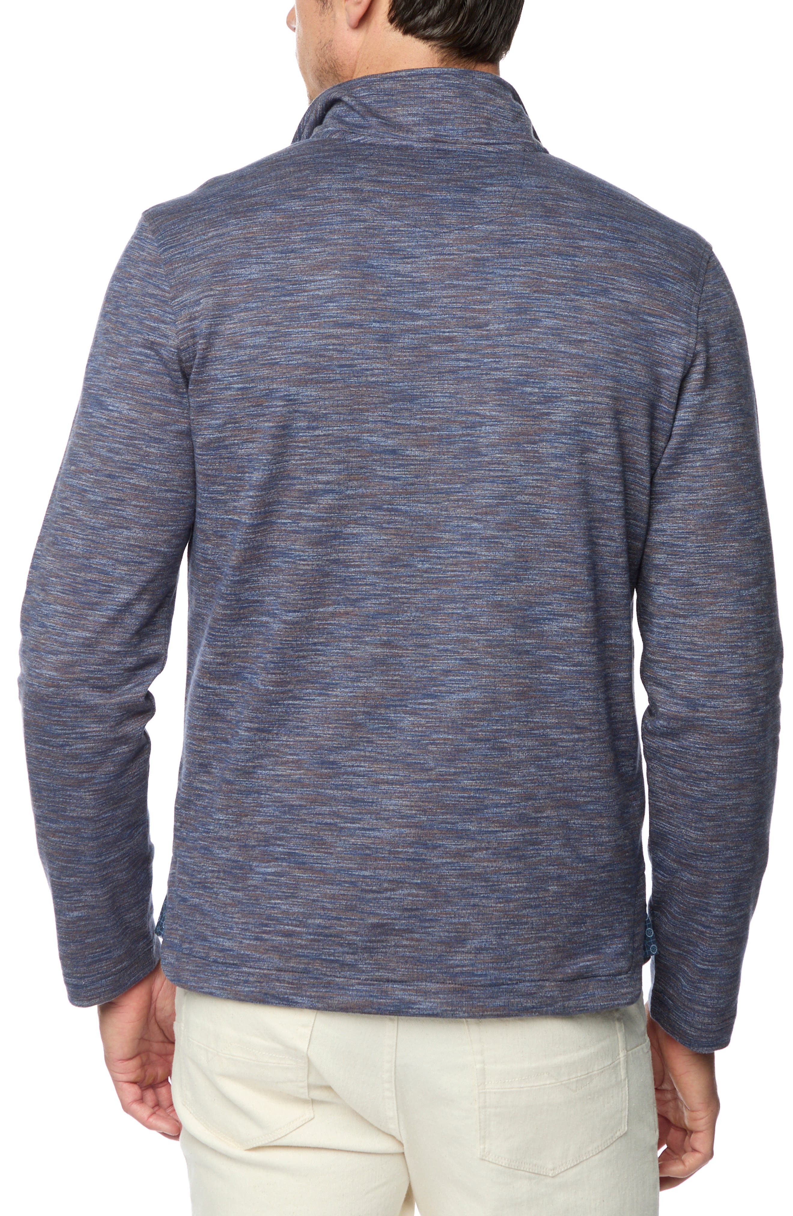 Remo Space Dye Quarter Zip Pullover - image 4