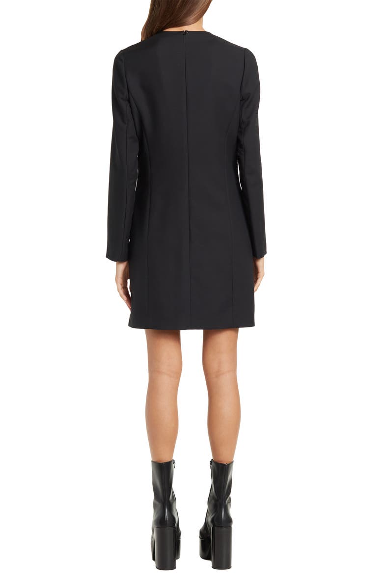 Stella McCartney Mikado Wool Blend Dress, Alternate, color, 