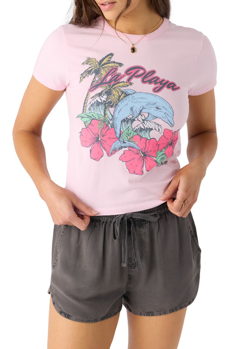 La Playa Graphic T-Shirt, Main, color, FAIRY TALE