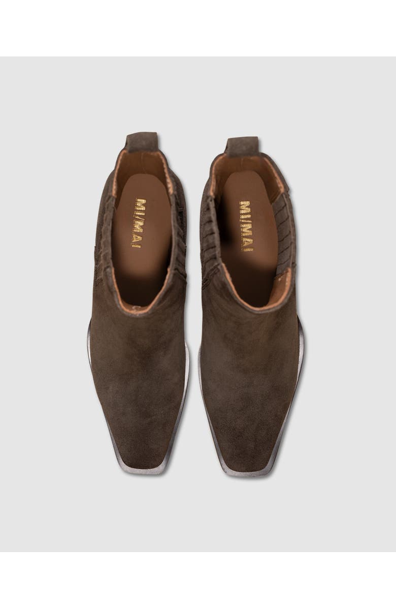 MI/MAI Jane II Suede Ankle Boots, Alternate, color, Khaki