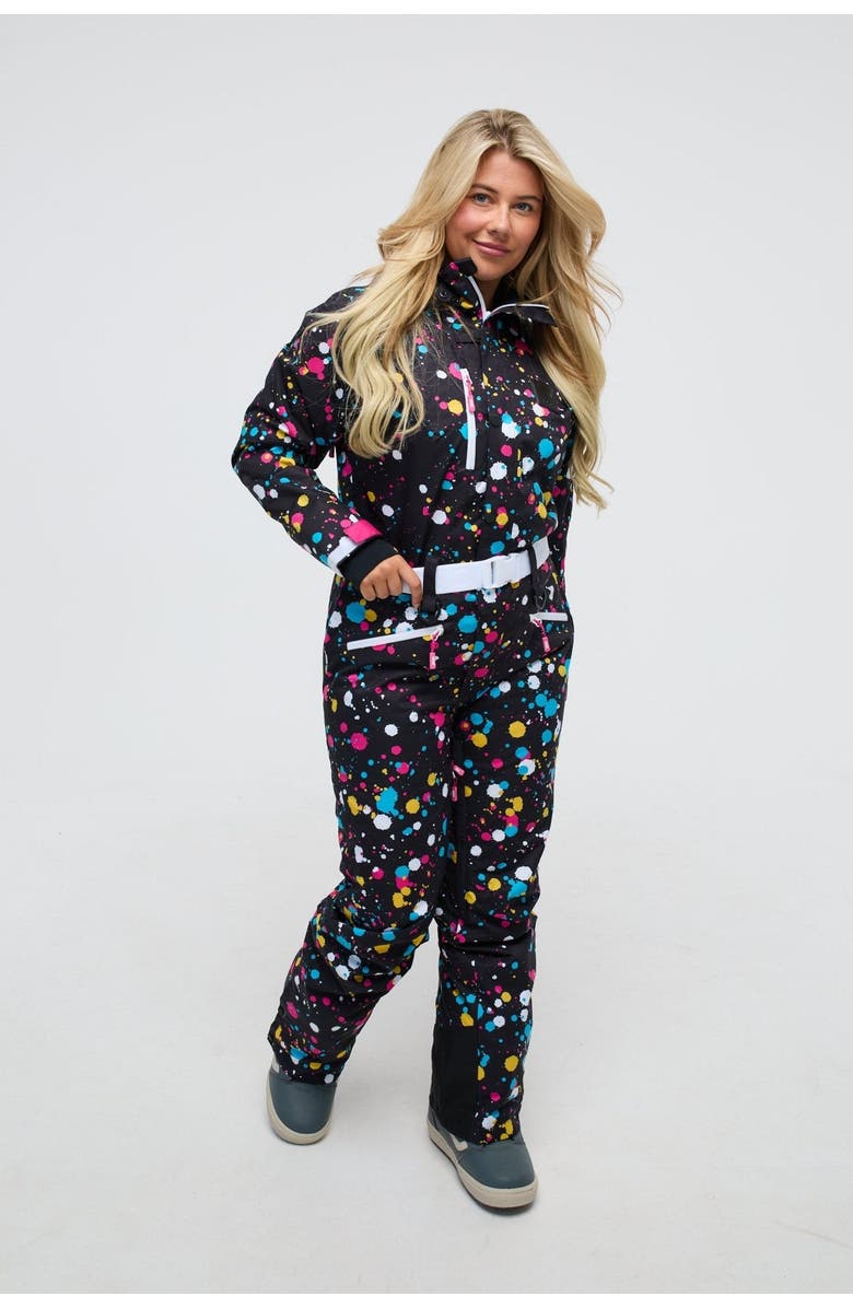 OOSC Catalina Wine Mixer - Shaped Women's Ski Suit, Alternate, color, Multi-Colour