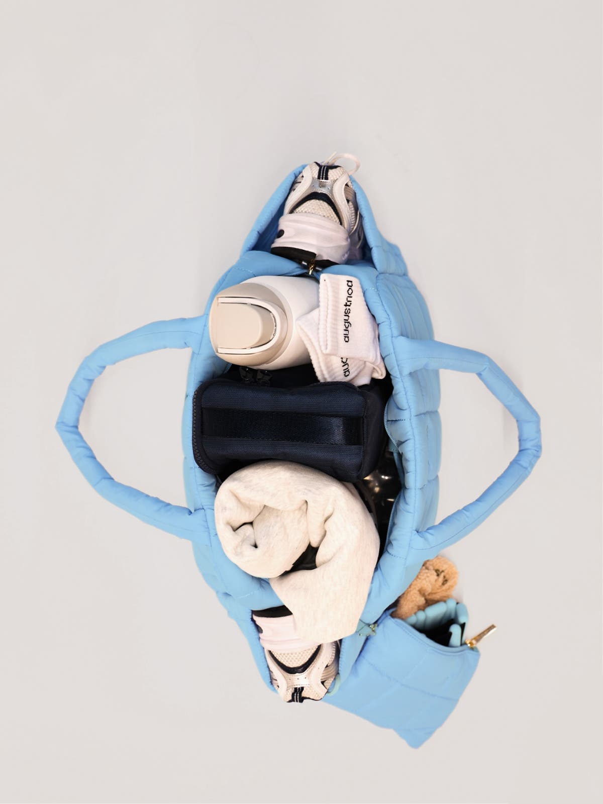 AUGUSTNOA Weekender Duffle, Alternate, color, Light Blue