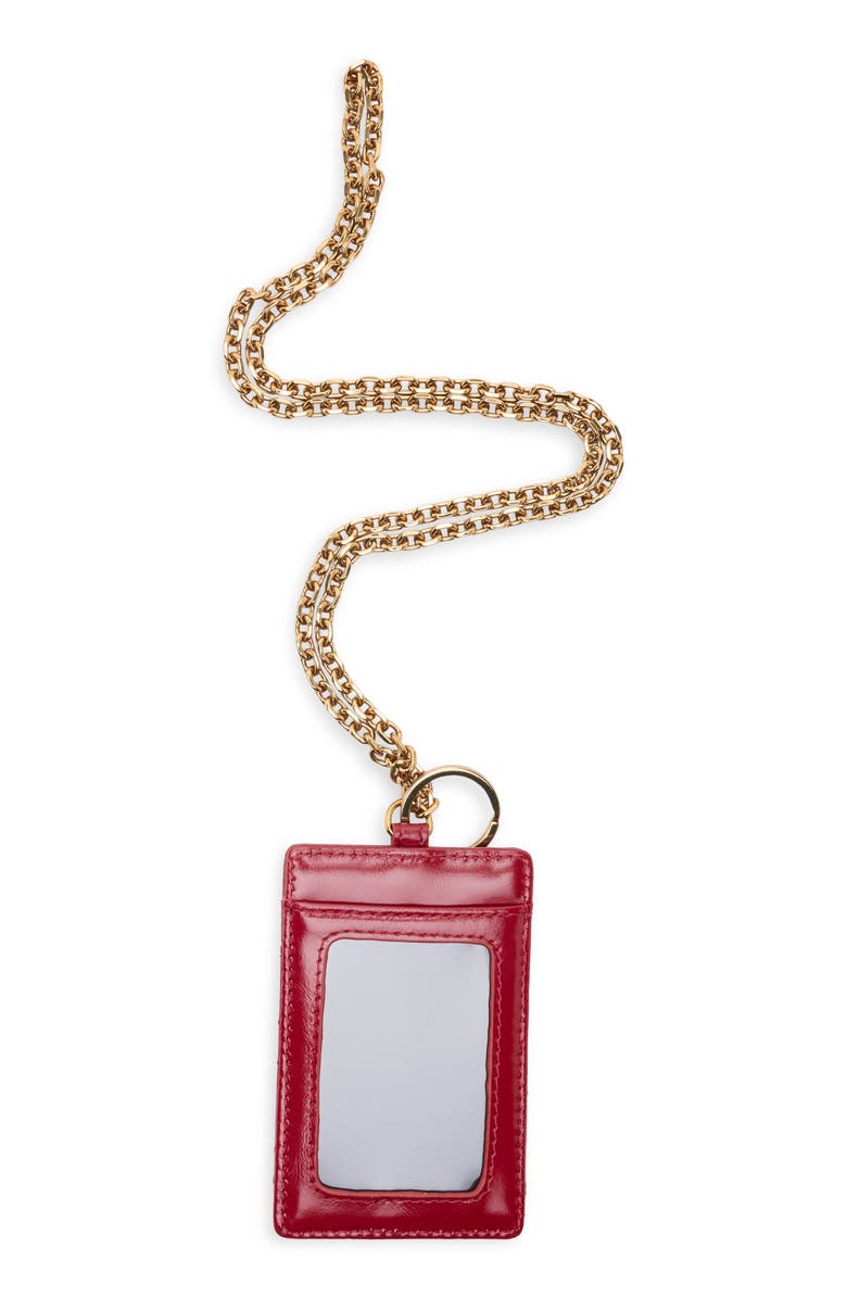 Kurt Geiger London Kensington Card Case Lanyard, Alternate, color, Red
