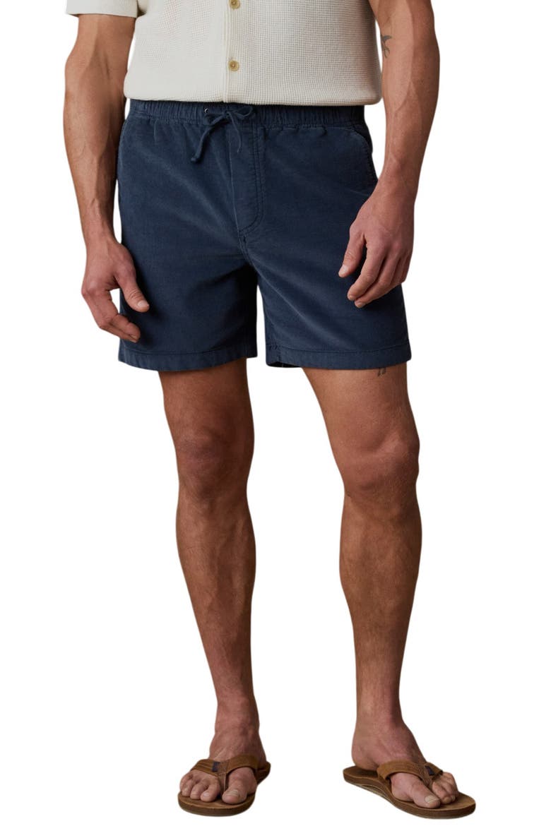 Essential Corduroy Shorts, Main, color, BLUE NIGHTS