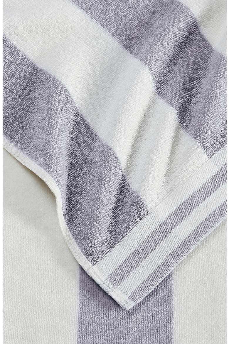 Stripe Beach Towel, Alternate, color, LAVENDER PURPLE