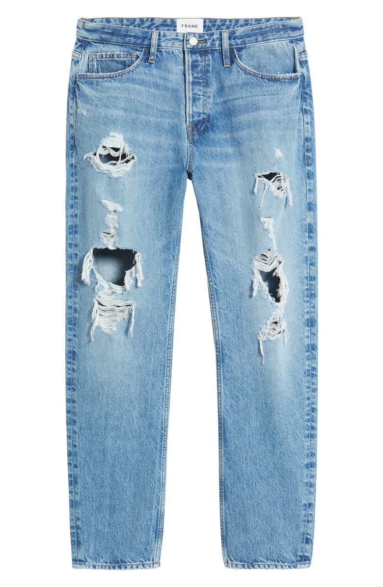 FRAME (Bio)Degradable Relaxed Straight Leg Jeans, Alternate, color, 