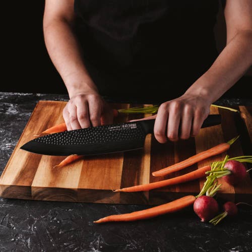 Cuisine::pro Id3 9 Piece Black Samurai Egg Knife Block In Black