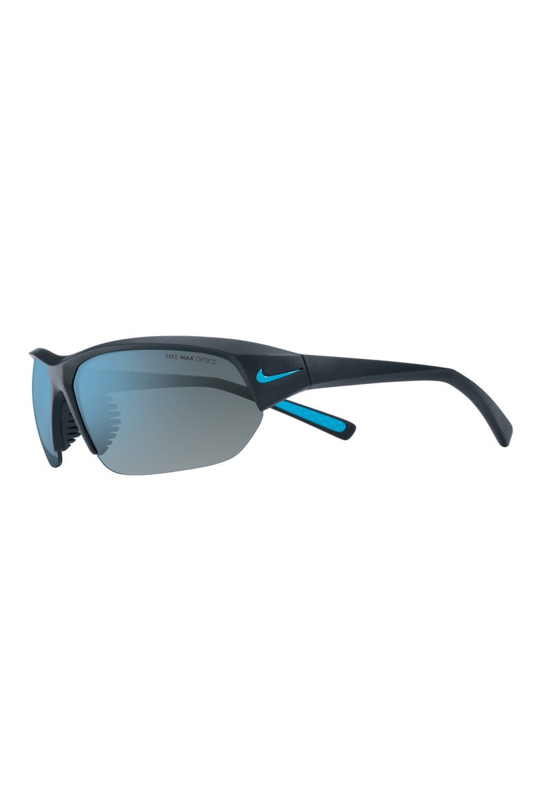 Skylon Ace Sport Sunglasses, 69mm, Main, color, MATTE BLACK/ NEO TURQ
