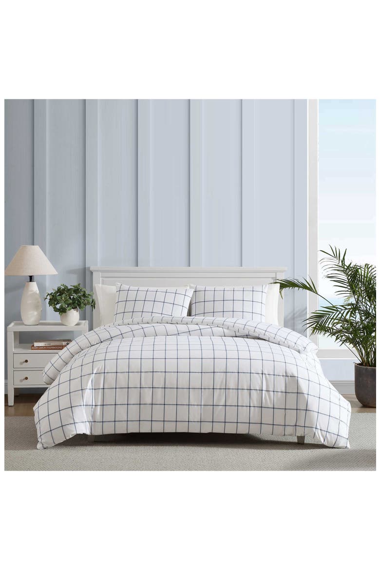Plot Duvet Set, Alternate, color, BLUE