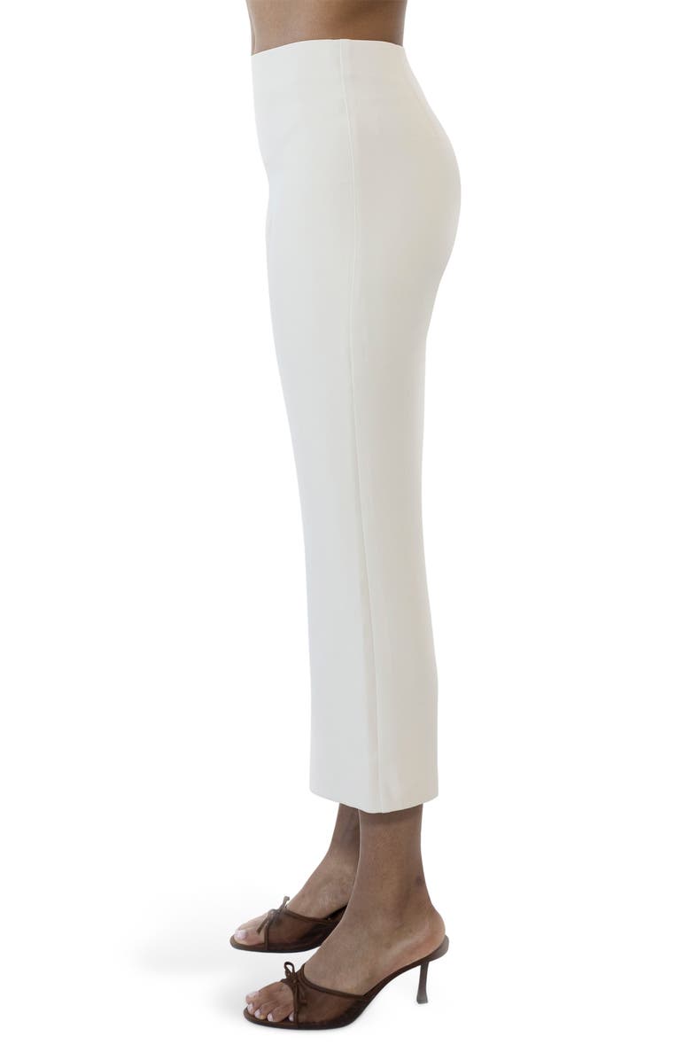 Alexia Admor Quinn Flared Cropped Pants, Alternate, color, Ivory