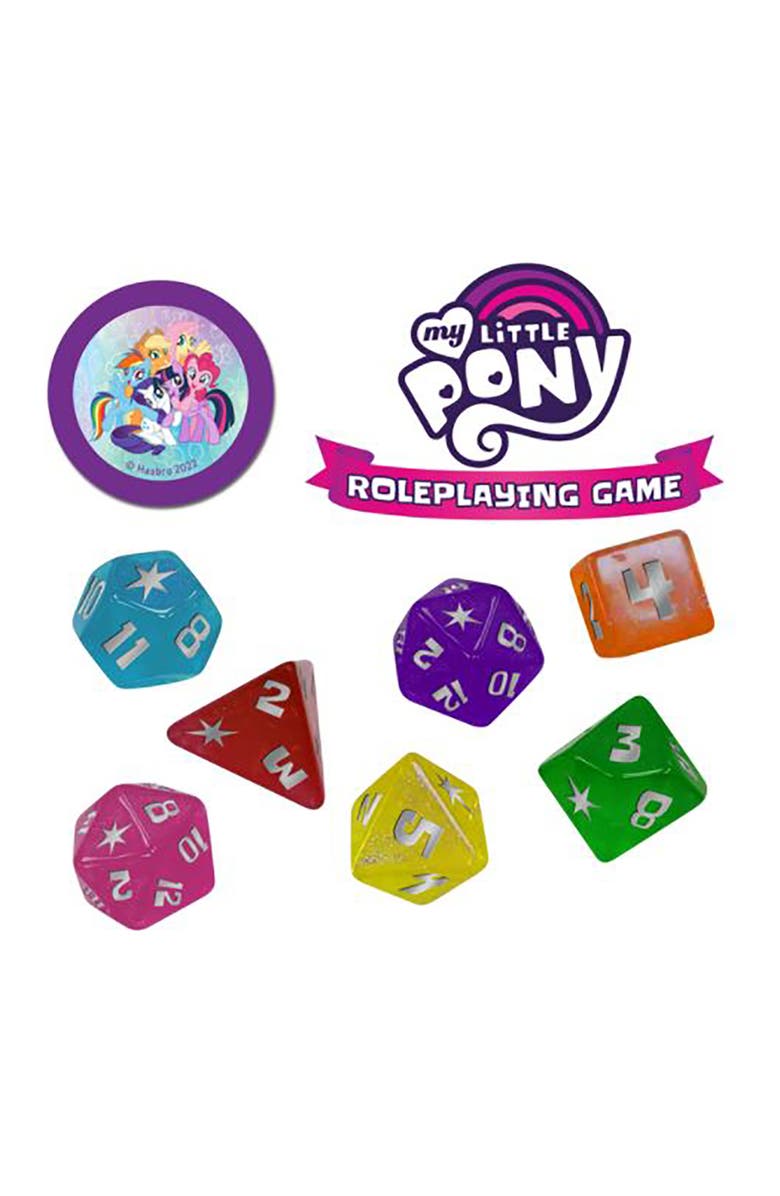Renegade Games My Little Pony Roleplaying Game Dice Set Rpg Accessory, Alternate, color, 