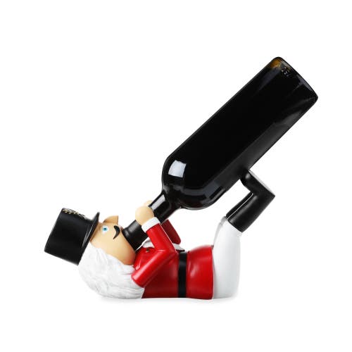 True Nutcracker Wine Bottle Holder In Red