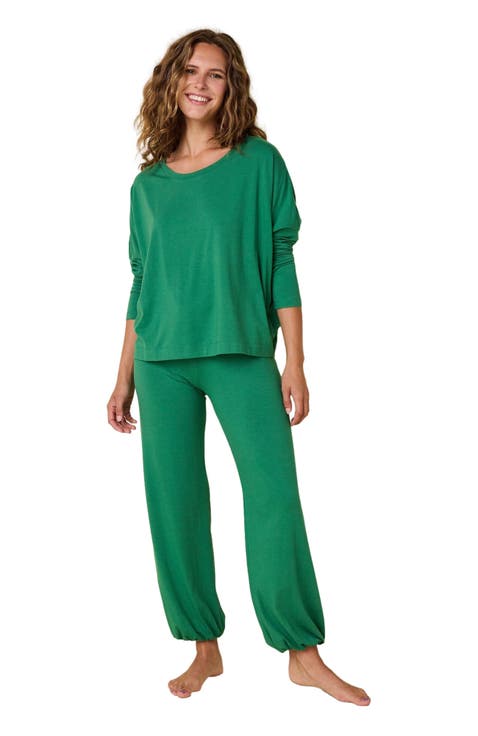 Pima Knit Holiday Pullover Set