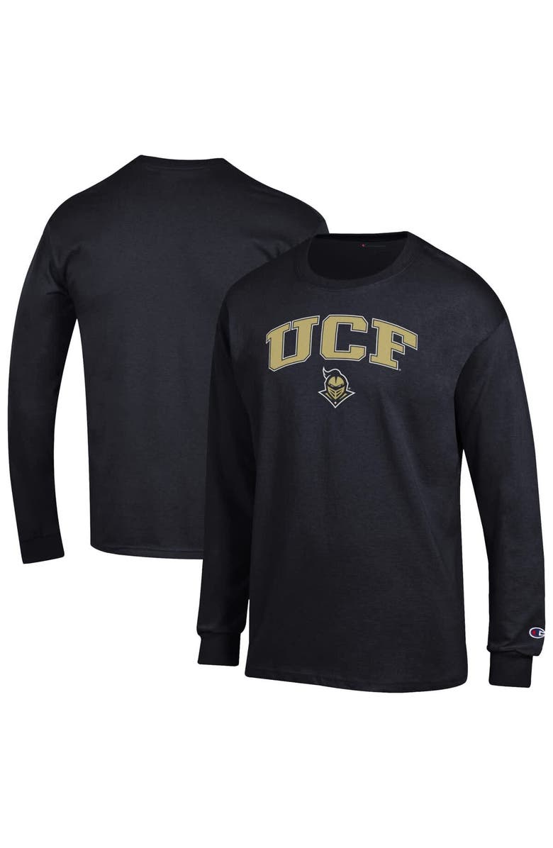 Champion Men's Champion  Black UCF Knights Arch Over Logo Long Sleeve T-Shirt, Main, color, Black