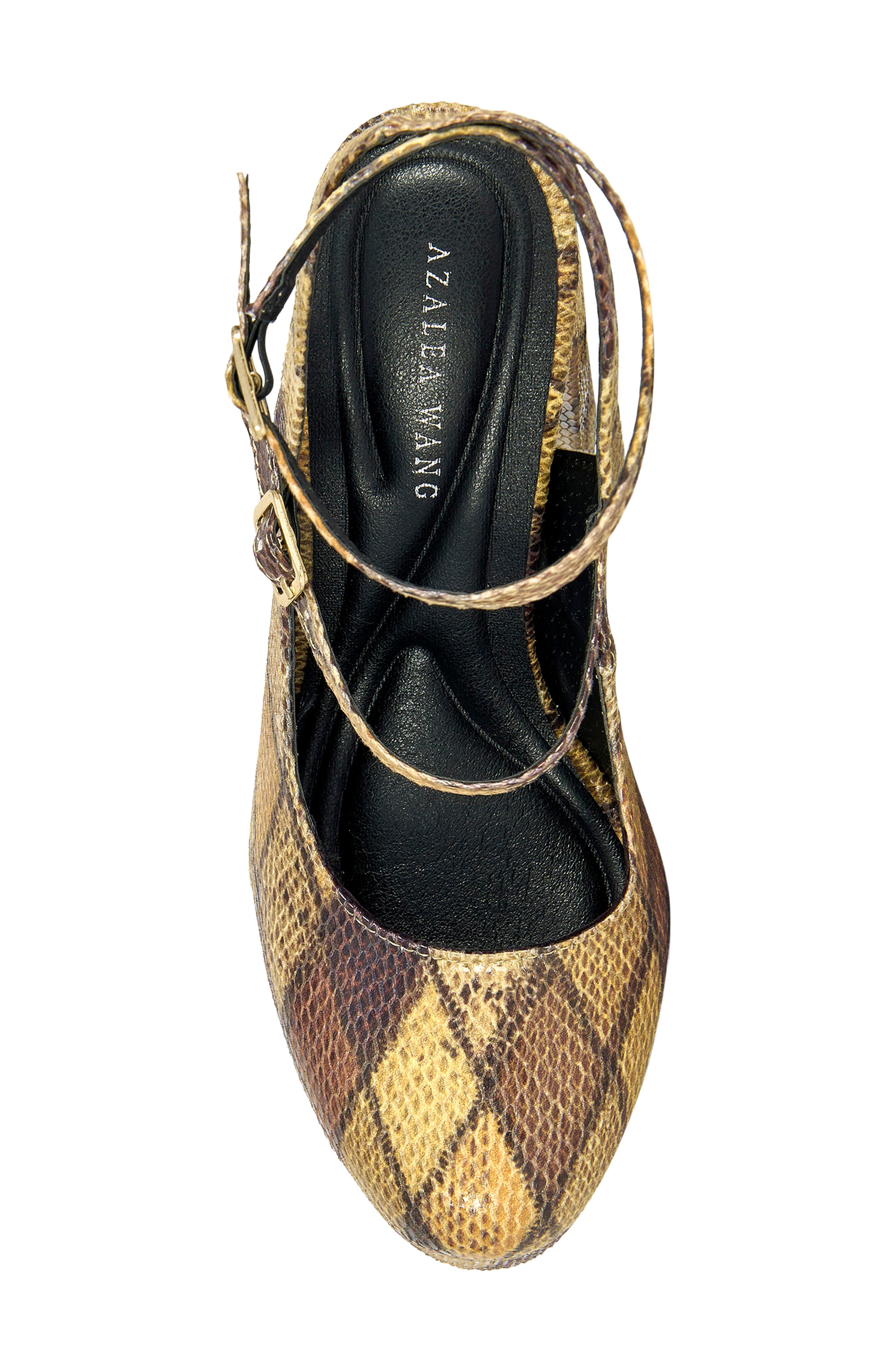 Juliara Snake Embossed Platform Mary Jane Pump, Alternate, color, MULTI