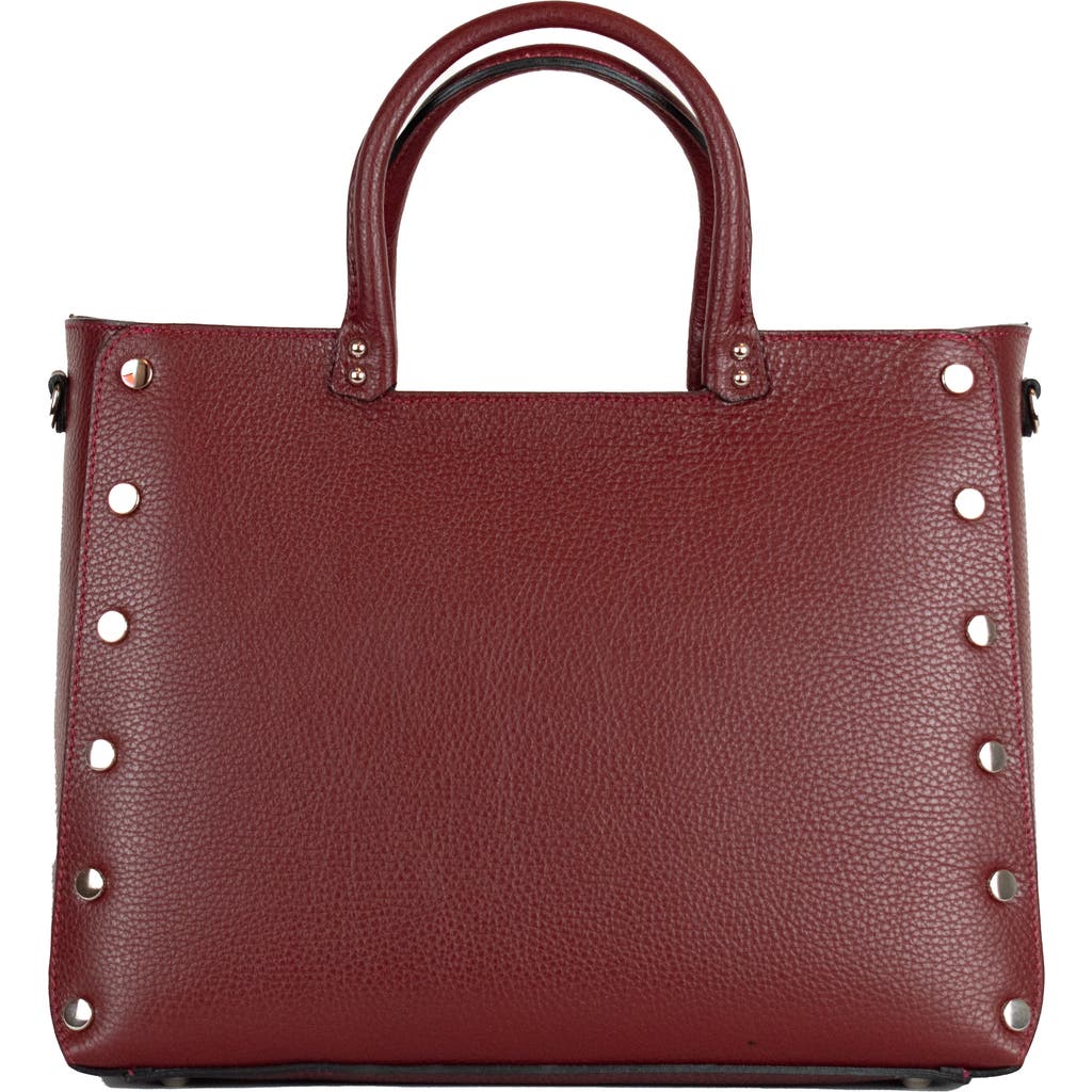 Persaman New York Studded Tote In Red