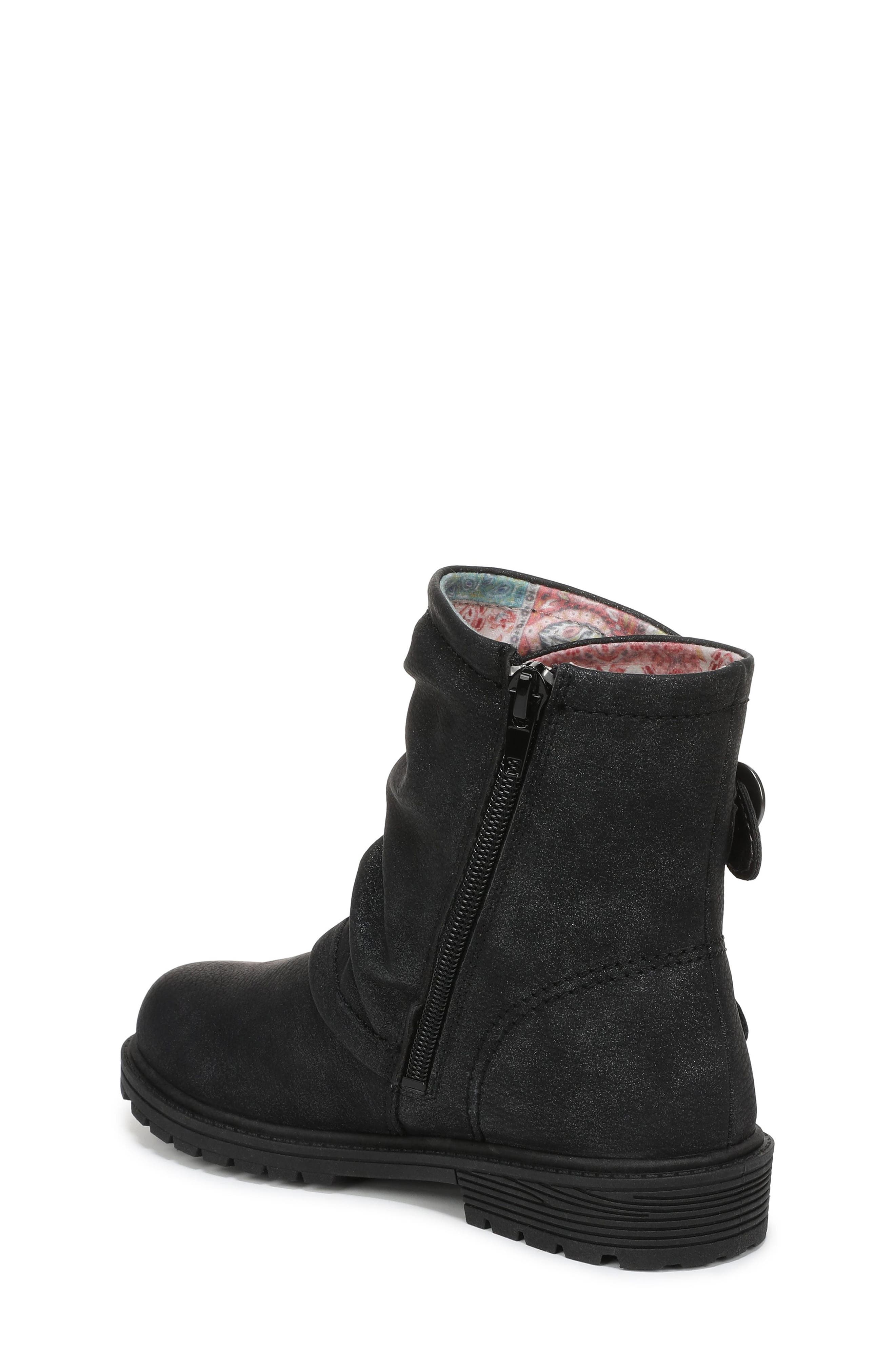 Kids' Venice Faux Leather Boot, Alternate, color, BLACK FAUX LEATHER