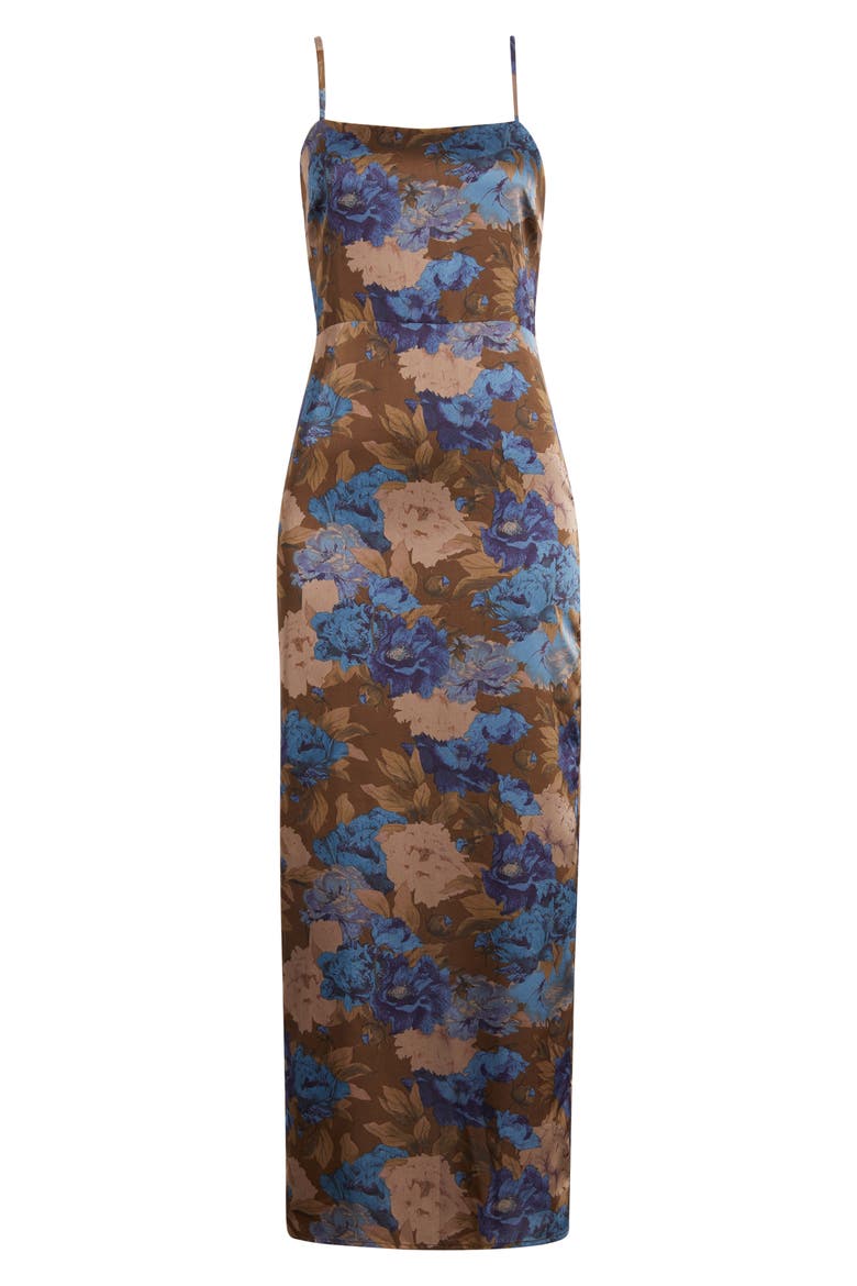 Austin Floral Maxi Dress, Alternate, color, NAVY FLORAL