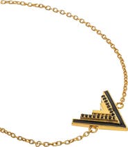 OGÉ Jewelry Valor Victorious Onyx Gold Bracelet