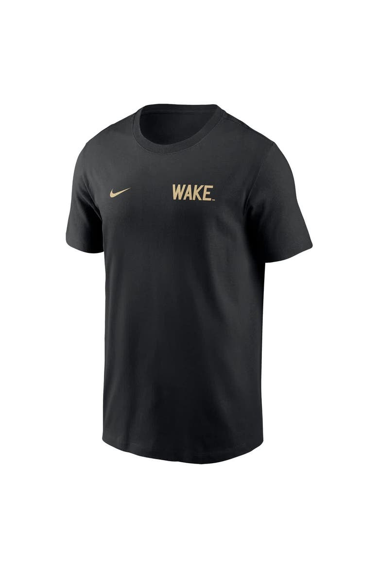 Men's Nike Black Wake Forest Demon Deacons 2025 Sideline Legend Performance T-Shirt, Alternate, color, Black