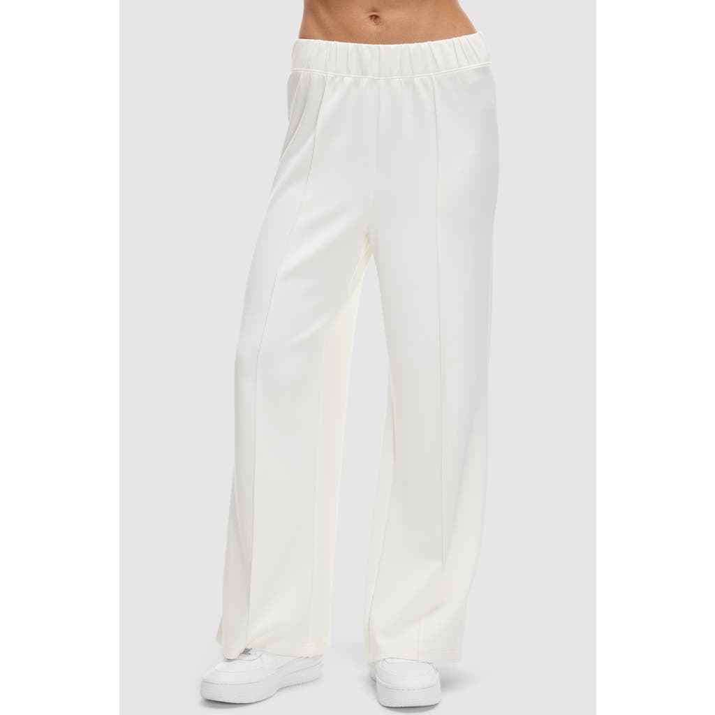 Peloton Washed Interlock Pintuck Pant In Pearl