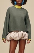 UGG® Hayvie Ladder Stitch Drop Shoulder Stretch Cotton Blend Pajama Top