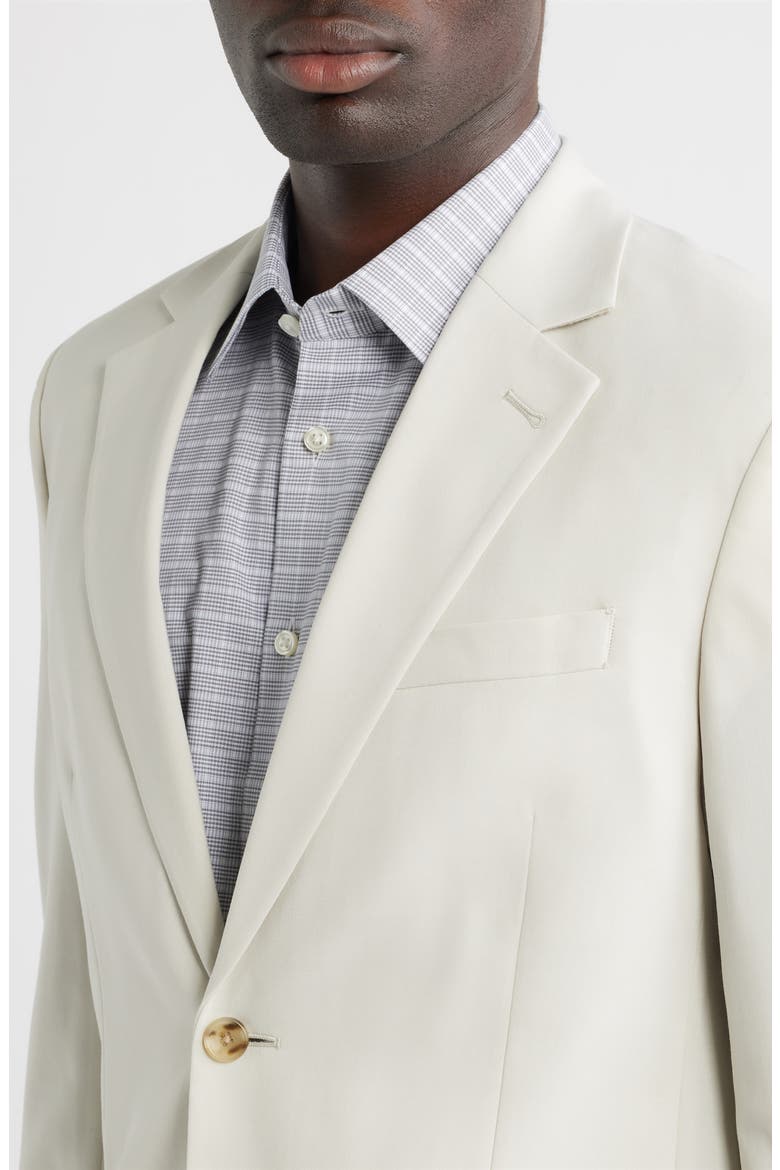 Henrik Trim Fit Solid Stretch Wool Suit Jacket, Alternate, color, GREY MOONBEAM