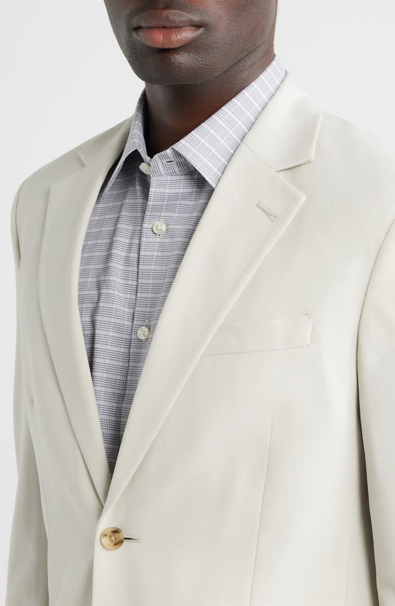 Nordstrom Henrik Trim Fit Solid Stretch Wool Suit Jacket, Alternate, color, Grey Moonbeam