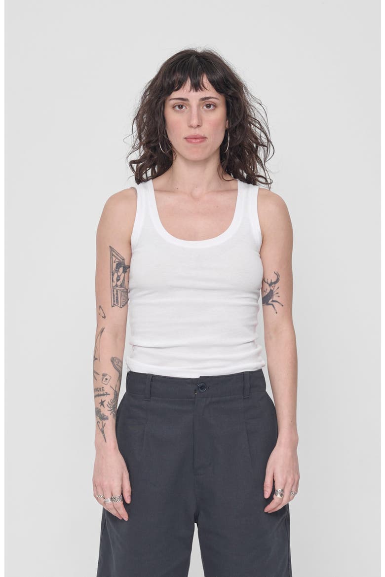 The Tank, Alternate, color, White